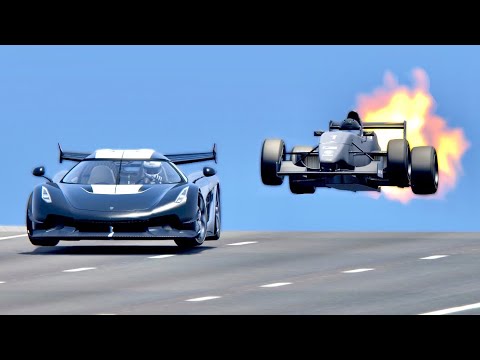 Koenigsegg Jesko with Jet Engine vs Formula Jet Engine - Drag Race