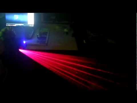 Laser 250 mw red demo