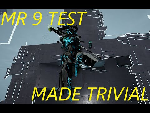 Warframe MR 9 Test Made Trivial with Ground Slam | No Requirements