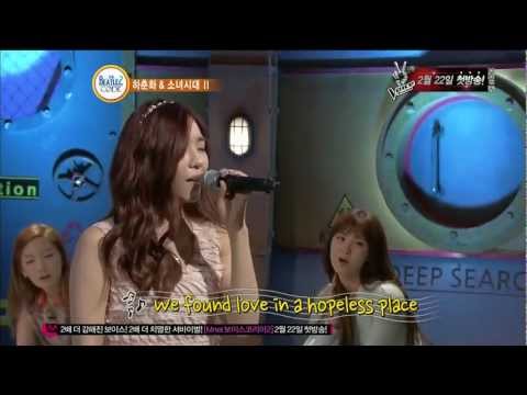 130211 엠넷 비틀즈코드2 티파니 SNSD Tiffany - We found love (Rihanna)