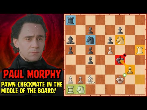 The Forgotten Paul Morphy Game That Ends With A Pawn Checkmate!