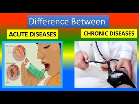 Difference Between Acute Diseases and Chronic Diseases