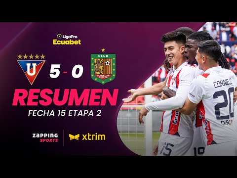 Liga de Quito 5 - 0 Deportivo Cuenca Fecha 15 / 2da Etapa / LigaPro Ecuabet
