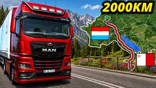 Download lagu ETS2 Longest Delivery - Luxembourg to Malta | Euro Truck Simulator 2 mp3