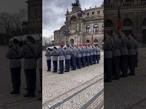 Ehrenzug OSH Dresden 🦅🇩🇪 #militär #bundeswehr #soldaten #tradition #parade #deutschland