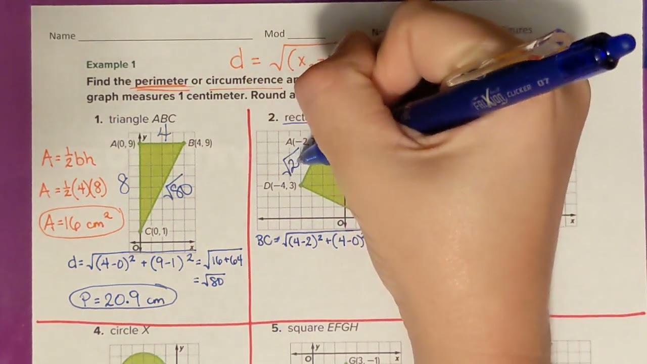 Geometry  2-3 Notes: Two-Dimensional Figures