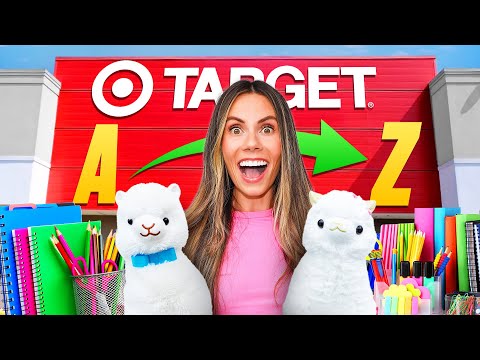 Back to School A-Z Challenge at TARGET?!
