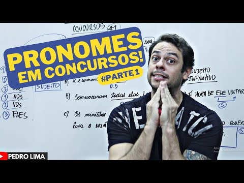 📑PRONOMES em  CONCURSOS PÚBLICOS | #AULA11 - Sintaxe com Pedro Lima