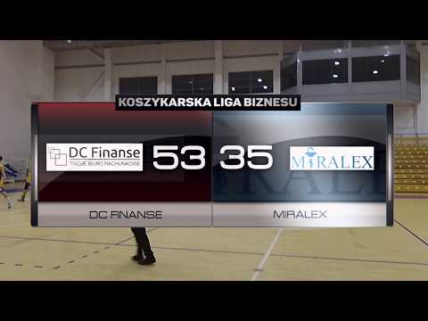 DC Finanse vs Miralex - IX kolejka - I Liga Poznań - Koszykarska Liga Biznesu