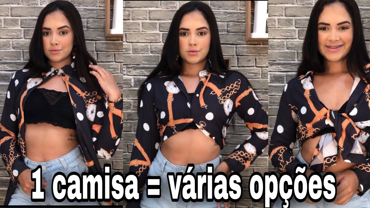 LOOKS ESTILOSOS COM CAMISA DE BOTÃO