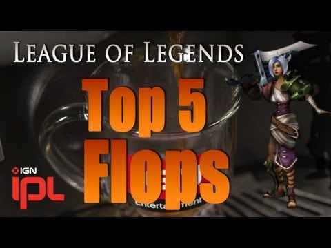 League of Legends Top 5 Flops - Episode 6 ft. Quantic Gaming, Curse Elementz, CLG DoubleLift - IPL