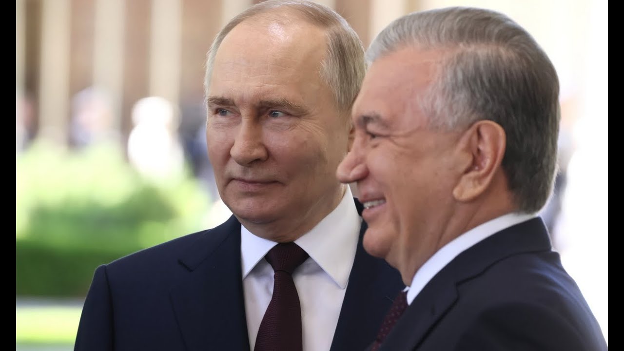Putin Daşkənddə: Mirziyoyevlə görüş mərasimi VİDEO