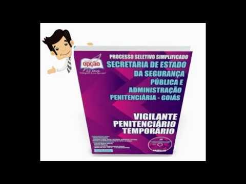 Apostila SEAP / SSP-GO 2015 - Vigilante Penitenciário Temporário - VPT