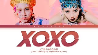 Kadr z teledysku XOXO tekst piosenki HyunA & DAWN