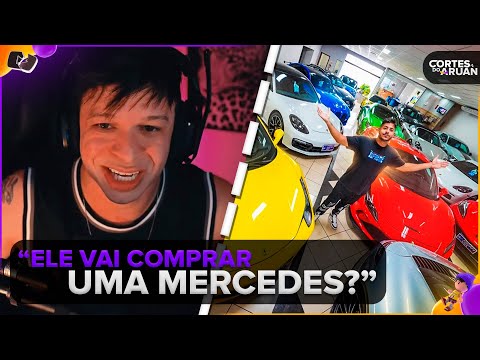 ARUAN REAGE: FUI NA LOJA COMPRAR MEU CARRO NOVO (RENATO GARCIA) - Cortes do Aruan
