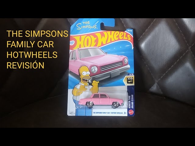 Vídeo relacionado con Hot Wheels - El coche de la familia Simpson - JJJ68 - Tiempo de pantalla 3/10 - Tarjeta corta - rosa - modelo con licencia oficial - Mattel 2026 (108/250) - 1:64
