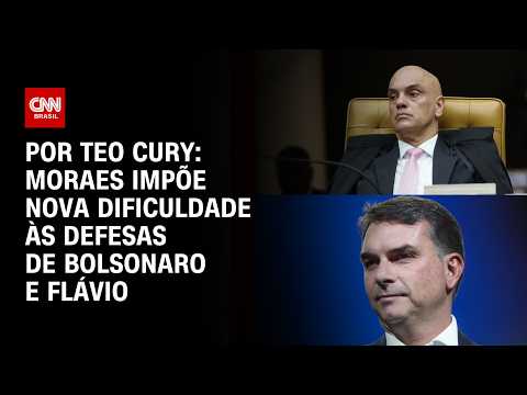 Ordem de Moraes complica defesas de Bolsonaro e Flávio | LIVE CNN