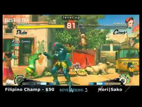 SSF4 [CA] Sakonoko  Vs Filipino Champ [DH] Money Match $50