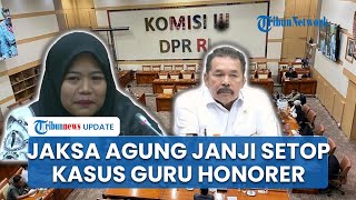 DPR Riuh Beri Aplaus Jaksa Agung yang Janji Setop Kasus Guru Tersangka Cukur Rambut Siswa di Jambi