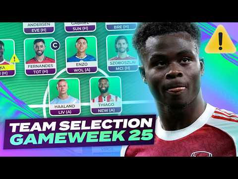 TOP 2,000! 🌎 FPL TEAM SELECTION GAMEWEEK 25 🔥 | Fantasy Premier League Tips 2025/26