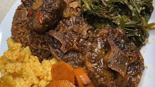How To: Cook Soul Food | oxtail, homemade macaroni & cheese collard greens etc