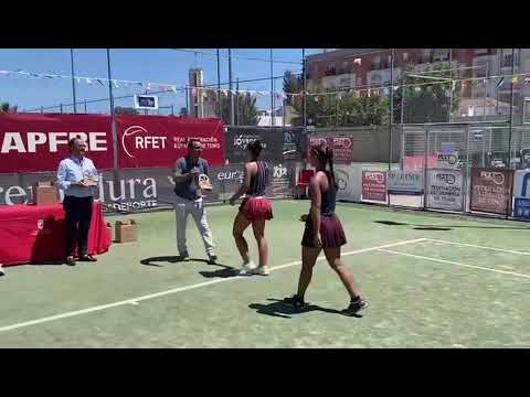Olga Parres y Tamara Kostic: Campeonas de Dobles del ITF 35k de Don Benito