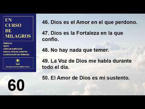 60. Lección 60 de Un Curso de Milagros | Repaso de las lecciones 46 a la 50