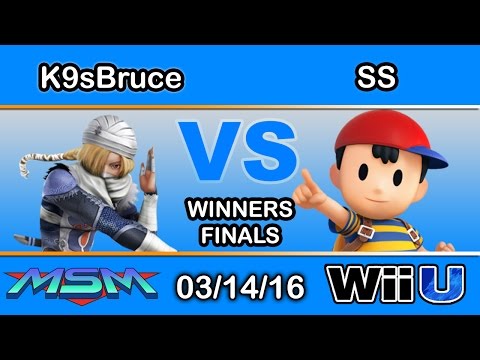 MSM 41 - NIPS | K9sBruce (Sheik) Vs. PG | SS (Ness) Winners Finals - Smash Wii U