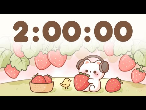 2 Hour Timer 🐱 2 Hr Study Timer for Classroom Focus