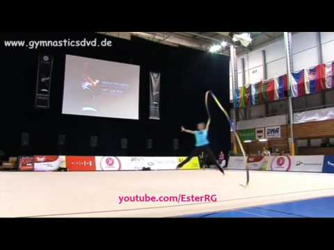 Victoria Mazur Ribbon Training - GP Brno 2016