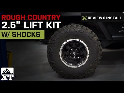 Jeep Wrangler Rough Country 2.5" Lift w/ Shocks (1997-2006 TJ w/ 6 Cyl & 4 Cyl) Review & Install