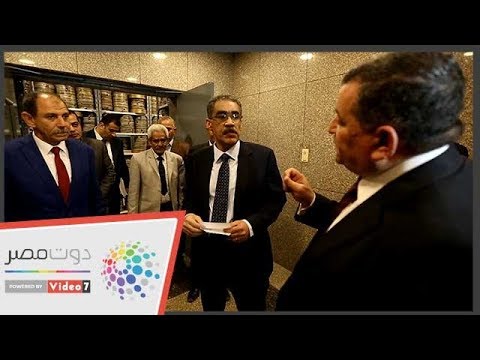 ضياء رشوان وأسامة هيكل يتابعان عملية ترميم تراث "مصر السينمائية"