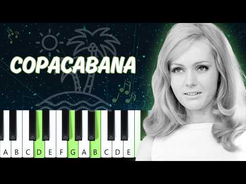 Helena Vondráčková - Copacabana  (piano tutorial | noty | MIDI | české písničky)