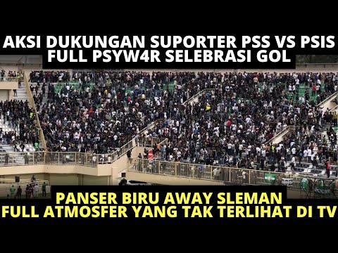SUASANA SUPORTER PSS VS PSIS DI STADION MAGUWOHARJO❗️ FULL PSYWAR SELEBRASI GOL❗️ ADEM DIAKHIR LAGA