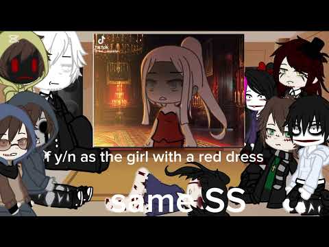 Creepypasta proxy+ slenderman react to f y/n as random gacha tiktok