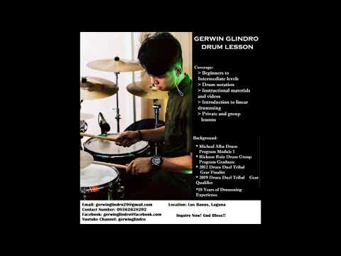 16th Note Triplet Linear Fill (half bar)