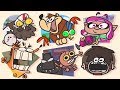 CARTOONS BY CAS COMPILATION Banjo Kazooie Pokémon God Of War Crash Bandicoot Animations