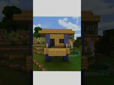 KulDeep Here - Witch Hut Transformation | Minecraft      #minecraft #shorts #gaming