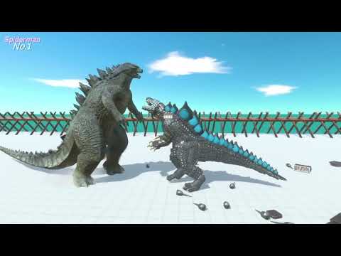 Godzilla 2014's Strength Tested: Battle with Workshop Units in Animal Revolt Battle Simulator