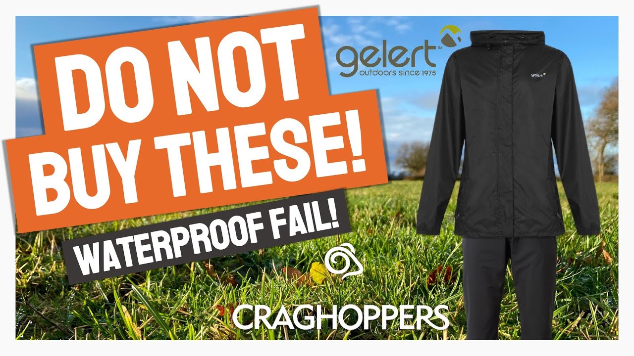 Testing WATERPROOFS in HEAVY RAIN | Gelert jacket and Craghoppers trousers