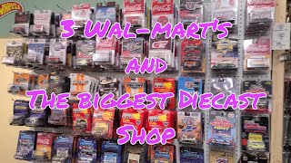 Walmart Peg Hunting, We visit the Largest Diecast shop I've ever been to. Tons of treasures!