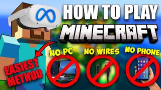 How to Play QUESTCRAFT on the Oculus Quest 2 |  NO PC, NO WIRE, NO PHONE | MINECRAFT VR