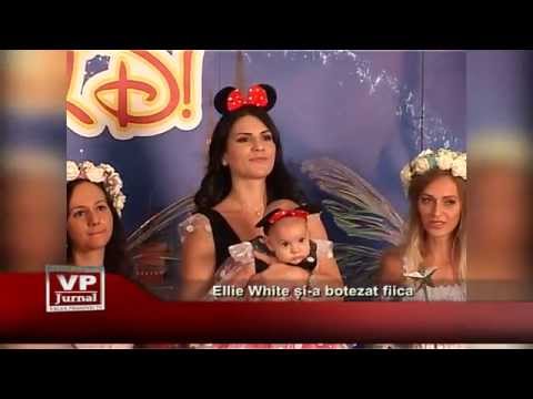 Ellie White si-a botezat fiica