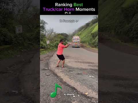 Ranking Best Truck Horn Moments pt. 2 #ranking #shorts #usa 