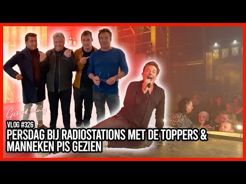 PERSDAG BIJ RADIOSTATIONS MET DE TOPPERS & MANNEKEN PIS GEZIEN - GERARD JOLING - VLOG #326