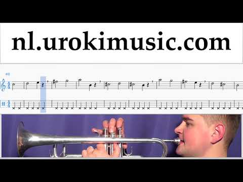 Trompet Leren Spelen Luis Fonsi, Demi Lovato - Échame La Culpa Tablatura Deel#1 oefeningen um-ih799