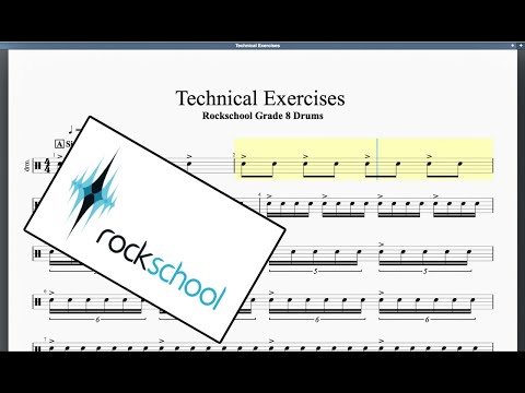 Technical Exercises Grade 8 Drums