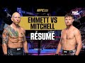 Résumé UFC 296 : Emmett inflige un KO terrifiant à Mitchell