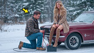 HUMILDE MECÁNICO AYUDA A UNA DESCONOCIDA… SIN SABER QUE ERA UNA MILLONARIA QUE CAMBIARÍA SU VIDA...