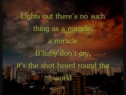 Boys Like Girls - Shot Heard Round The World [Lyrics]